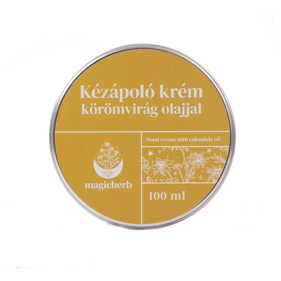 Magicherb Kézápoló krém BIO Babassu olajjal és ápoló Körömvirág olajjal 100ml