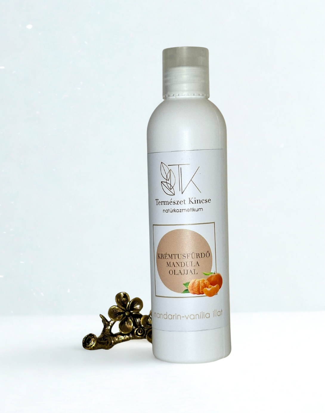Természet Kincse - Krémtusfürdő, mandula olajjal vanília-mandarin illattal (200 ml)