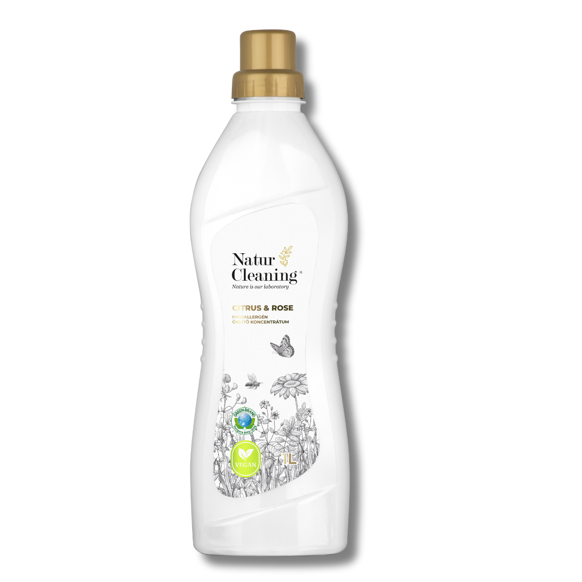 Naturcleaning Öblítő koncentrátum Citrus & Rose 1 liter